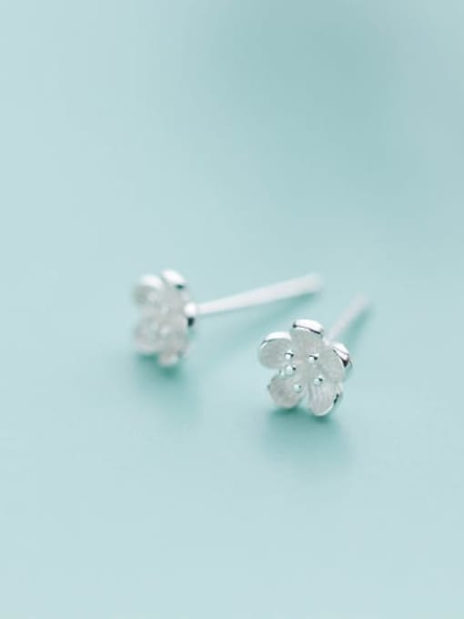 Rosh 925 Sterling Silver  Cute Flower Stud Earring