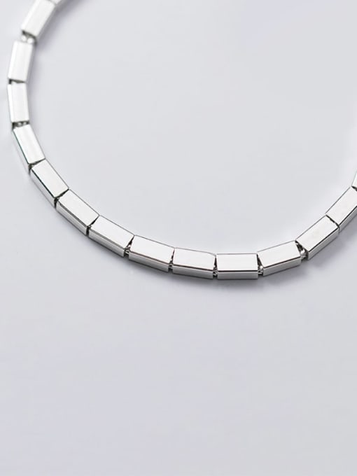 Rosh 925 Sterling Silver Geometric Minimalist Bracelet 3