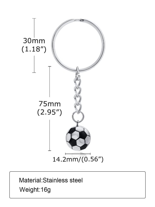 Steel color Titanium Steel Enamel Ball Minimalist Single Earring
