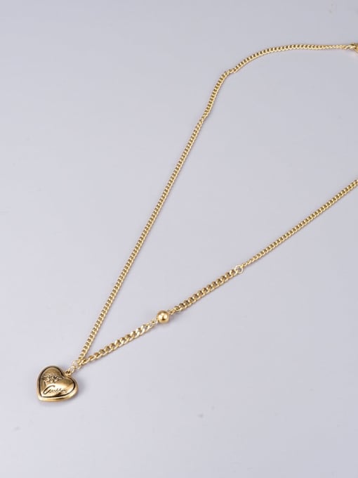 A TEEM Titanium Steel Heart Vintage Necklace 4