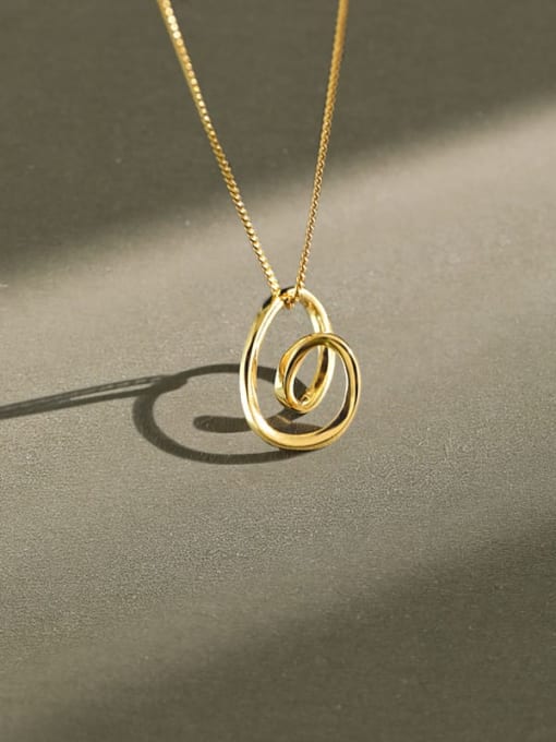 DAKA 925 Sterling Silver Hollow Heart Minimalist Necklace 0