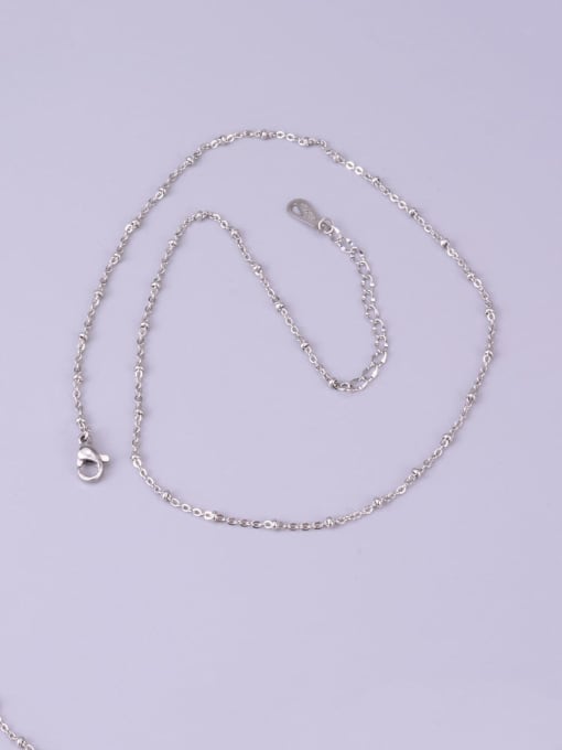 A TEEM Titanium Bead Round Minimalist Choker Necklace 2