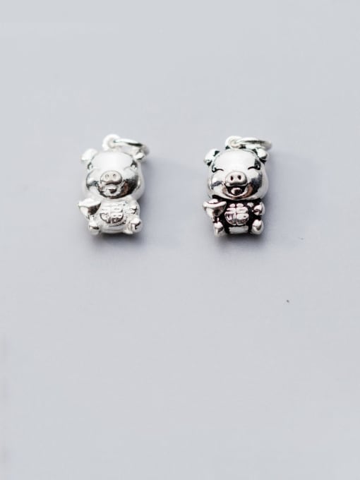 FAN 925 Sterling Silver With Cute Pig Pendant  Diy Jewelry Accessories 0