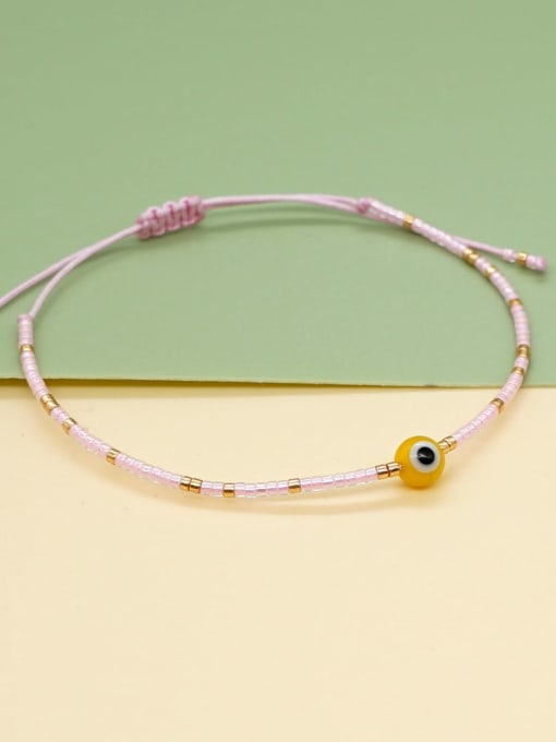 MI B210115D Miyuki Millet Bead Multi Color Evil Eye Bohemia Handmade Weave Bracelet