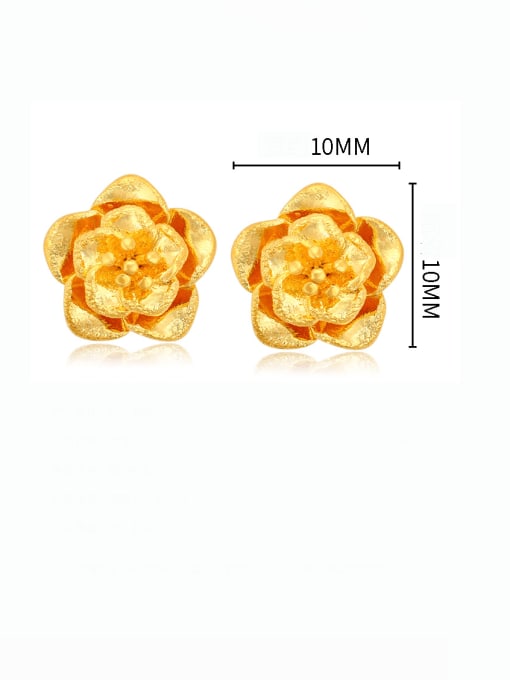 XP Alloy Flower Minimalist Stud Earring 1