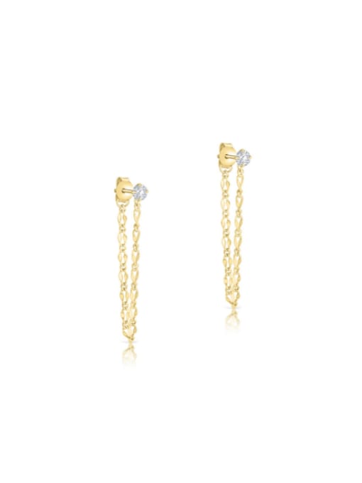 Style 5, Gold Sterling Silver Threader Earring With multiple styles