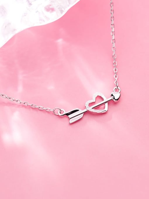 Rosh 925 Sterling Silver Fashion and beautiful heart Pendant Necklace