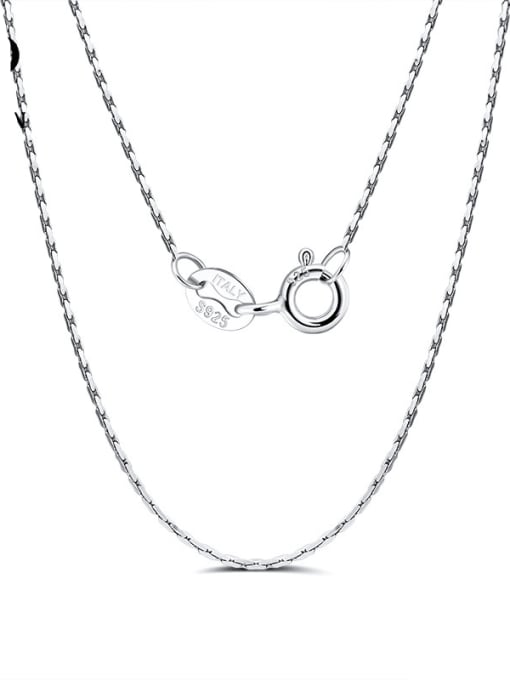 RINNTIN 925 Sterling Silver Minimalist Bamboo Chain