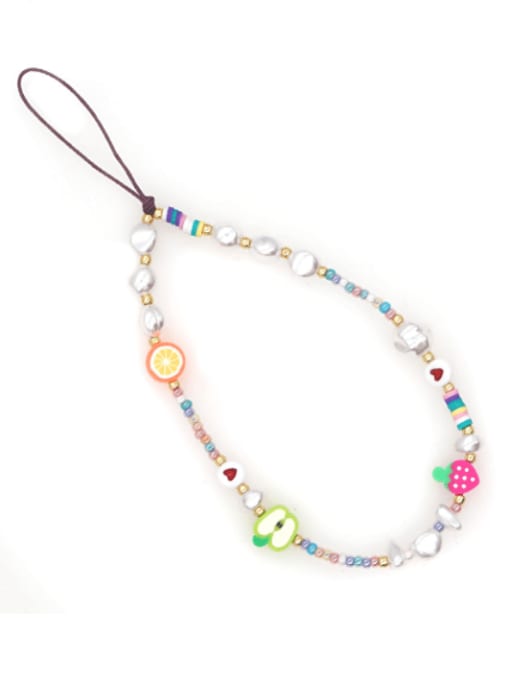 MMBEADS Imitation Pearl Multi Color Polymer Clay Friut Bohemia Mobile Phone Accessories 2