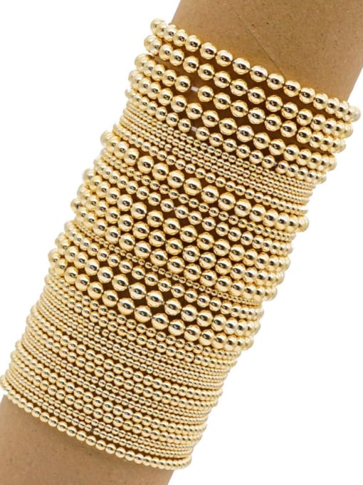 Roxi Acrylic Bead Round Minimalist Beaded Bracelet 1