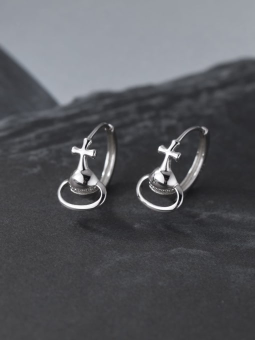 S925 silver pair 925 Sterling Silver Geometric Minimalist Stud Earring
