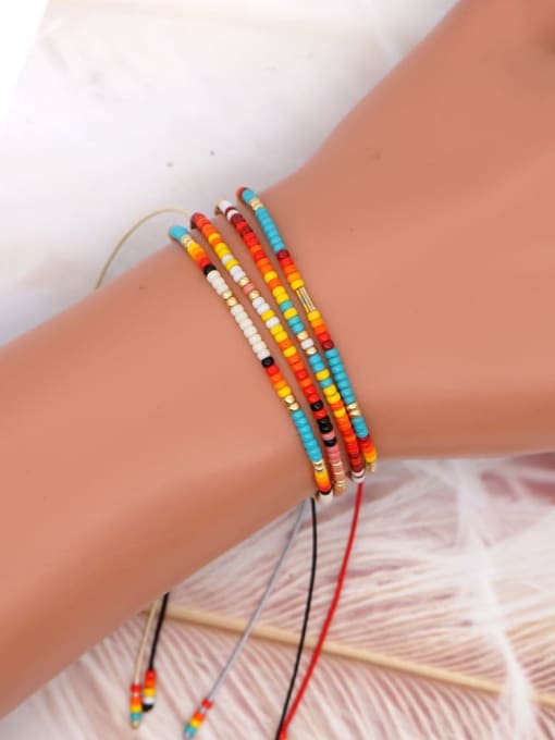 Roxi Miyuki Millet Bead Multi Color Bohemia Handmade Weave Bracelet 1