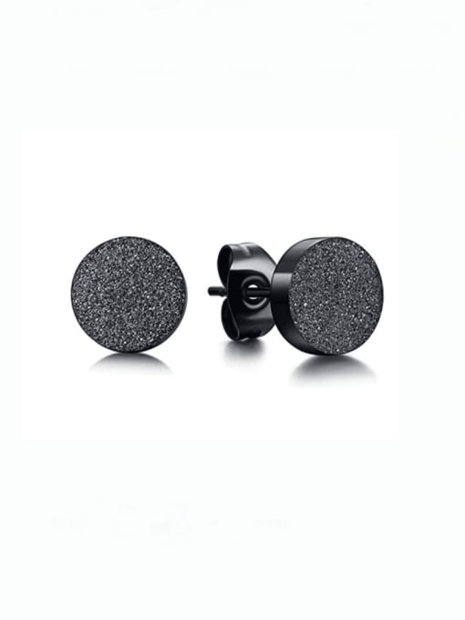 BSL Titanium Steel Geometric Minimalist Single Earring(Single-Only One) 0