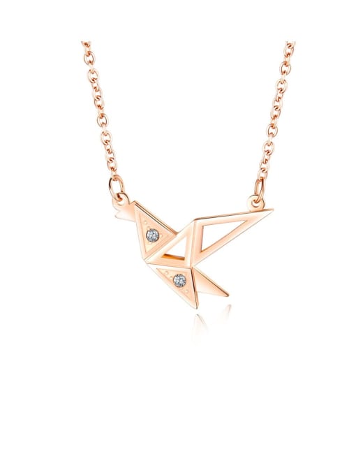 Open Sky Titanium Triangle Minimalist Necklaces 2