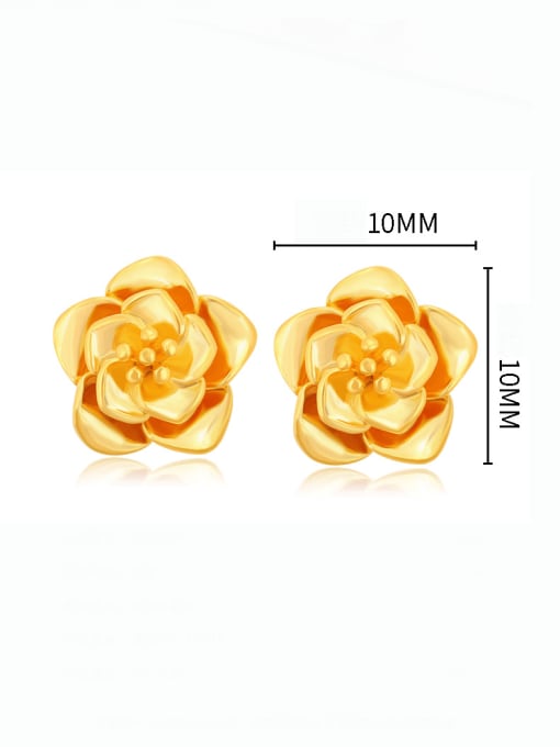 XP Alloy Flower Minimalist Stud Earring 1