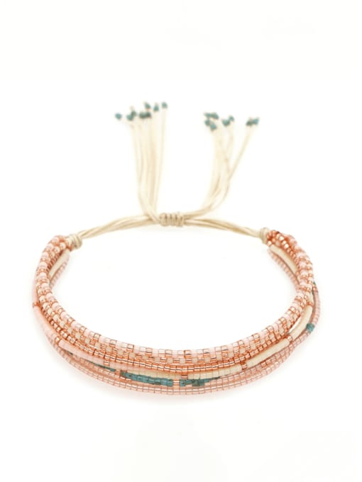 Roxi Miyuki Millet Bead Multi Color Geometric Bohemia Strand Bracelet 0