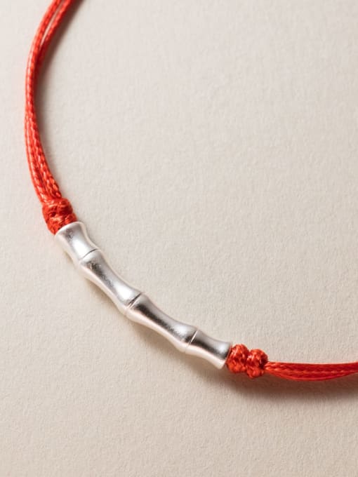 Rosh 925 Sterling Silver Geometric Minimalist Handmade Weave Bracelet 3