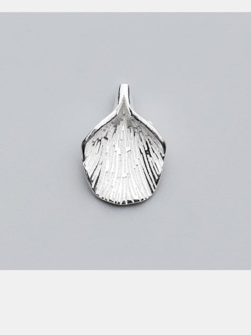 FAN 925 Sterling Silver With  Minimalist Leaf Pendant Diy Jewelry Accessories 2