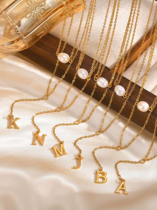 CONG Stainless steel Tassel Hip Hop Double Layer Chain Lariat Necklace 2