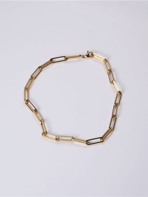 GROSE Titanium Steel Geometric Vintage Hollow  Chain Necklace 1