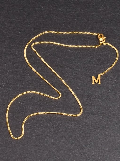 A TEEM Titanium Steel  Minimalist Snake bone chain Necklace 0