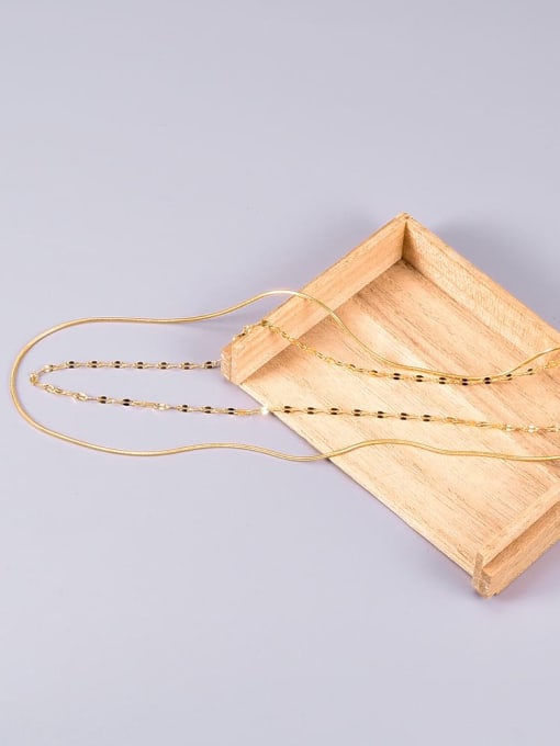A TEEM Titanium Minimalist chain Multi Strand Necklace 1