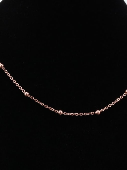 A TEEM Titanium Minimalist Bead Necklace 0