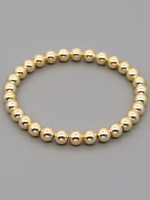 Roxi Acrylic Bead Round Minimalist Beaded Bracelet 0
