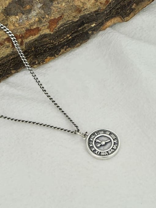 SHUI Vintage Sterling Silver With Minimalist Pentagram Pendant Diy Accessories 3