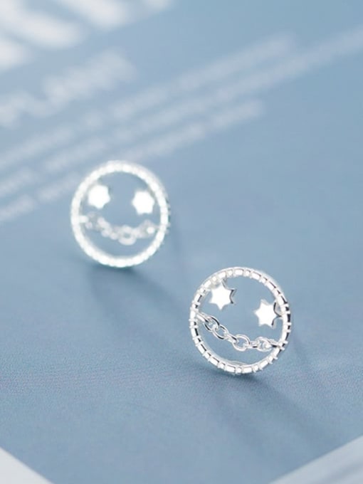 Rosh 925 Sterling Silver Star Minimalist Stud Earring 0
