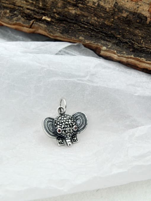SHUI Vintage Sterling Silver With Vintage Elephant Pendant Diy Accessories 2