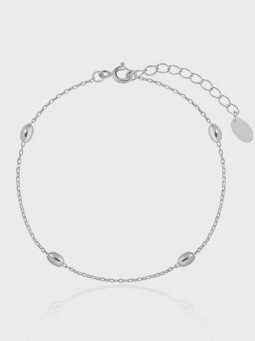DAKA 925 Sterling Silver Irregular Minimalist Bracelet 0