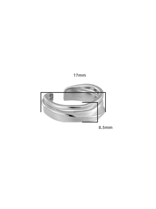 XBOX 925 Sterling Silver Geometric Vintage Band Ring 3