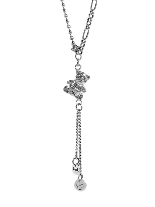 DAKA 925 Sterling Silver Tassel Vintage Tassel Necklace 4