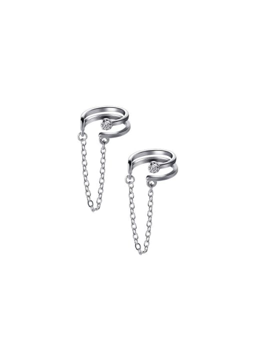 Rosh 925 Sterling Silver Tassel Minimalist Drop Earring 4