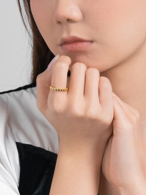 XBOX 925 Sterling Silver Geometric Minimalist Band Ring 2