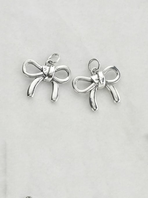 SHUI Vintage Sterling Silver With Minimalist  Butterfly Pendant Diy Accessories 0