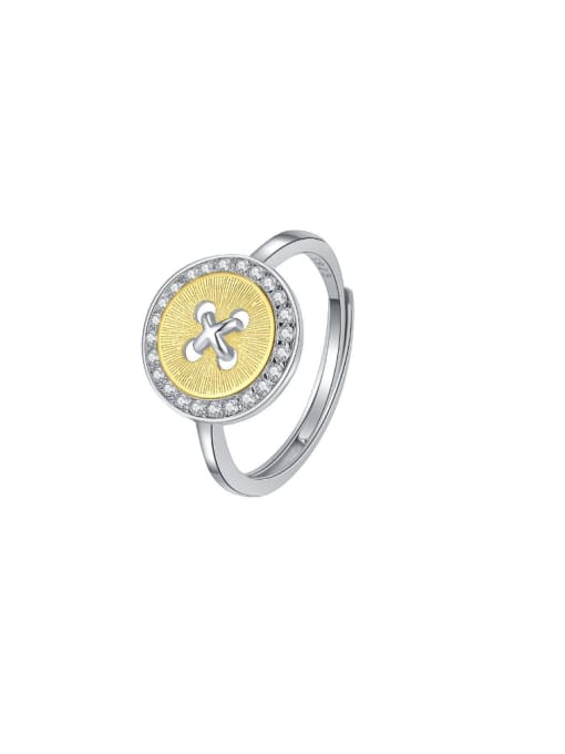 KDP-Silver 925 Sterling Silver Geometric Minimalist Band Ring