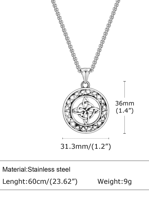 CONG Stainless steel Hip Hop  Geometric  Pendant 1