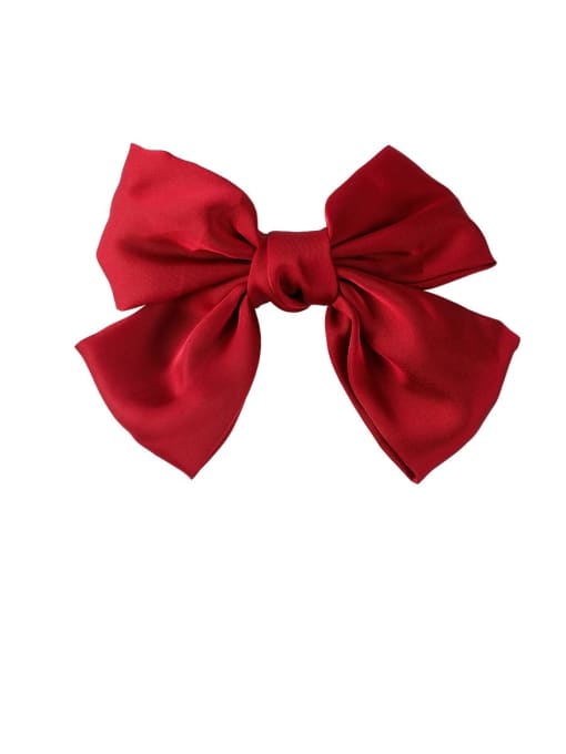 E red(Hairpin Style) Alloy With Gun Plated Fashion Ribbon  Butterfly Hair Ropes