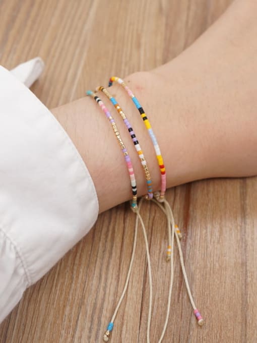 Roxi Miyuki Millet Bead Multi Color Bohemia Handmade Weave Bracelet 1