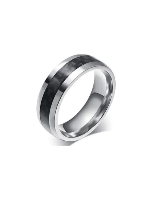 CONG Stainless steel Geometric Minimalist Band Ring