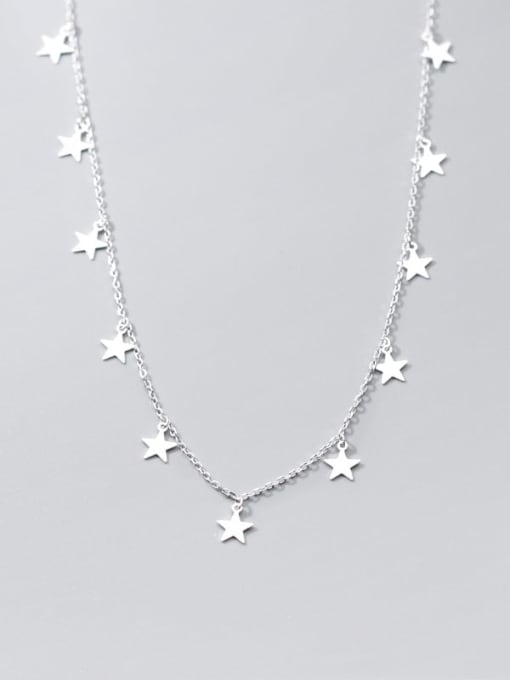 Rosh 925 Sterling Silver Star Minimalist Necklace 2