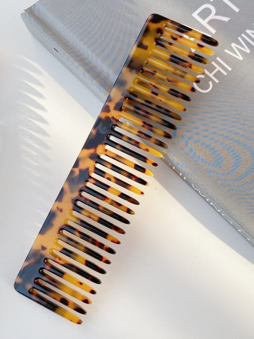 Hawksbill shell 14.9cm Cellulose Acetate Trend Geometric Hair Comb
