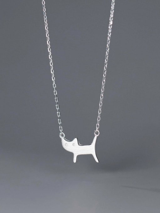 Rosh 925 Sterling Silver Dog Cute Necklace 0