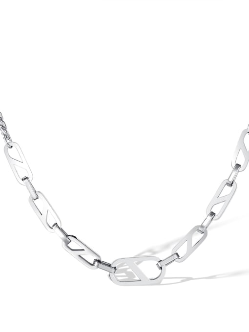 GX2372 Stainless steel Geometric Minimalist Necklace