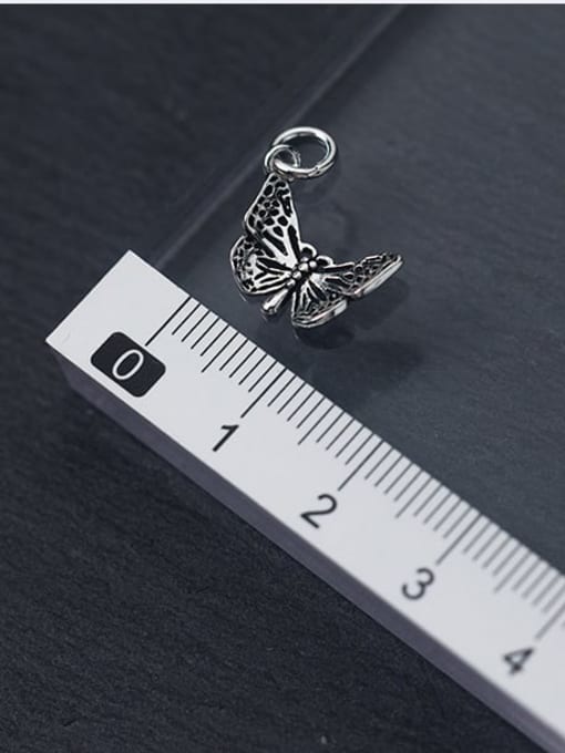 FAN 925 Sterling Silver With Vintage small butterfly pendant  Diy Accessories 2