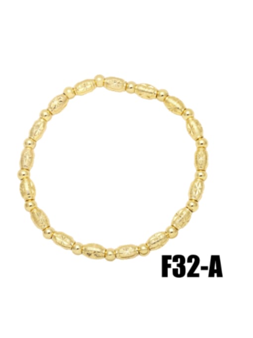 brf32 A Brass Cubic Zirconia Evil Eye Vintage Bracelet