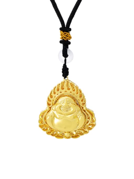 XP Alloy Big Belly Buddha Trend Necklace 0