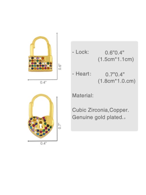 CC Brass Cubic Zirconia Heart Luxury Drop Earring 4